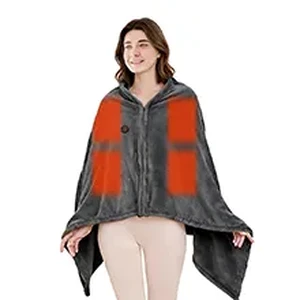 USB Portable Electric Heated Shawl & Throw Blanket